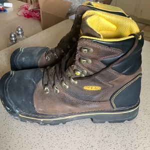 Keen work boots.